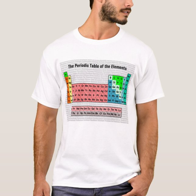 Das Periodensystem (einfach mit T-Shirt (Vorderseite)