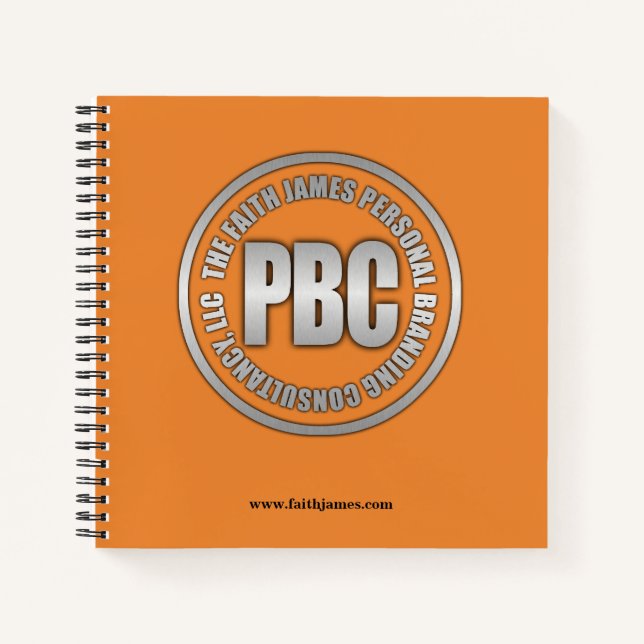 Das Personal Branding Journal Notizbuch (Vorderseite)
