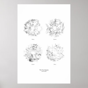 Das Personal: Die vier Jahreszeiten (getrennt, sch Poster