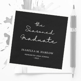 Das Personalisierte des besaiteten Abschlusses Serviette