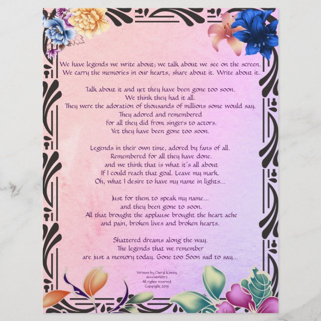 Das Personalisierte Papier über die schmale Straße (Vorderseite)