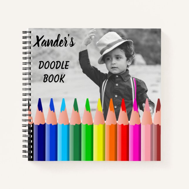 Das Personalisierte Spiral-Notebook von Fun Child Notizbuch (Vorderseite)