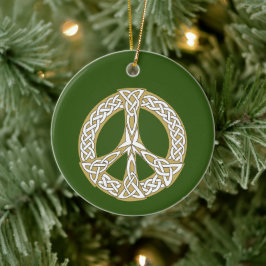 Das Personalisierte Zeichen für den Frieden mit we Keramik Ornament