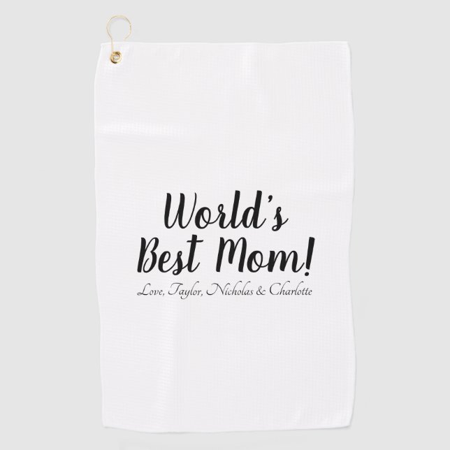 Das personalisiertste Drehbuch der Welt - stilvoll Golfhandtuch (Vorderseite)