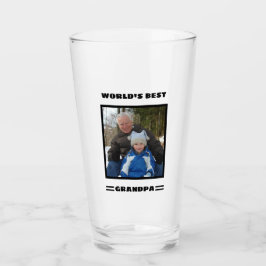 Das Personalisiertste Opa Custom Foto der Welt Glas