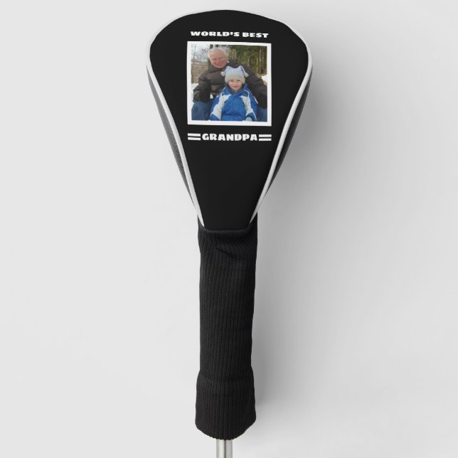 Das Personalisiertste Opa Custom Foto der Welt Golf Headcover (Vorderseite)