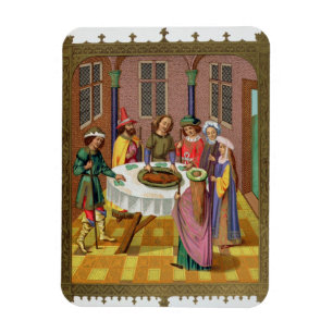 Das Pessach der Juden, ein Faksimile aus dem 15. J Magnet