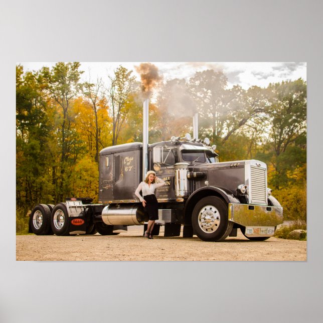 Das Peterbilt-Poster von Smokin, der ersten Fotogr Poster (Vorne)