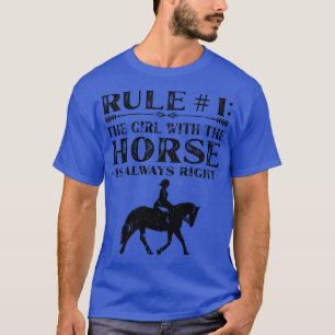 Das Pferd der Mädchen ist immer der richtige Reite T-Shirt