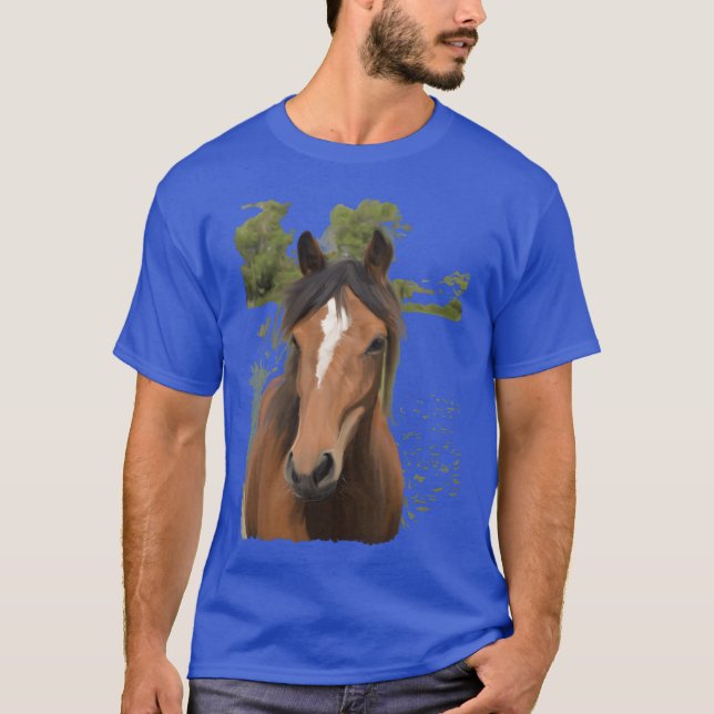 Das Pferd Geschenk T-Shirt (Vorderseite)