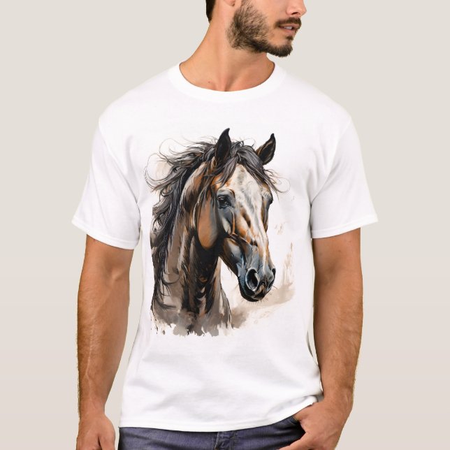 Das Pferd T-Shirt (Vorderseite)