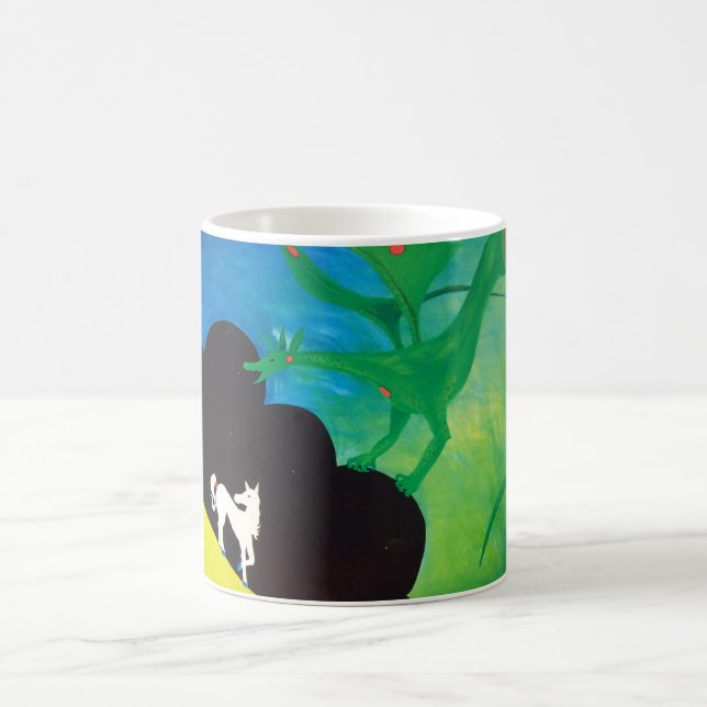 Das Pferd u. die Drache-Tasse Tasse (Mittel)
