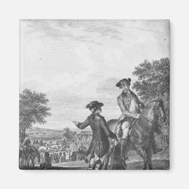 Das Pferderennen Magnet (Vorne)