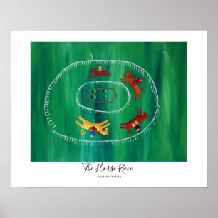 Das Pferderennen Poster