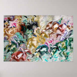 Das Pferderennposter Poster