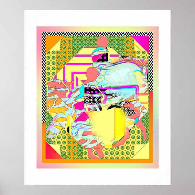 Das Pferderennposter Poster (Vorne)