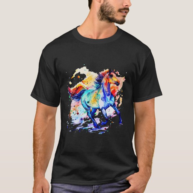Das Pferderückenpferd T-Shirt (Vorderseite)