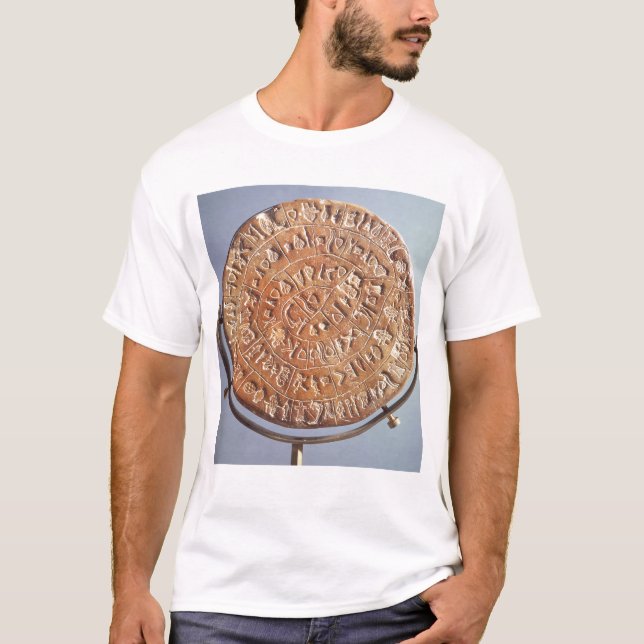 Das Phaistos Disc, mit unbekannter Bedeutung T-Shirt (Vorderseite)