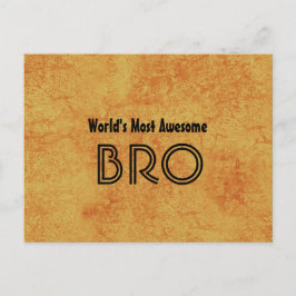 Das Phantastischste BRO-Gold-Grunge-Set der Welt Postkarte