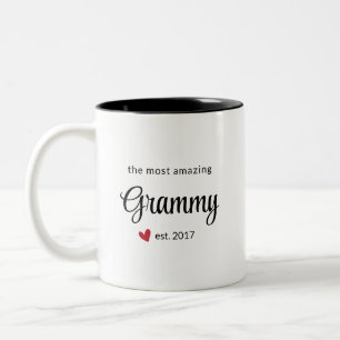 Das Phantastischste Grammy Est Date Foto Geschenk Zweifarbige Tasse