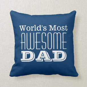 Das PHANTASTISCHSTE VATER-Text-Design der Welt Kissen