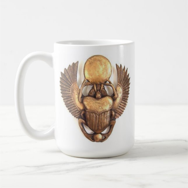 Das pharaonische goldene Tuch Kaffeetasse (Links)