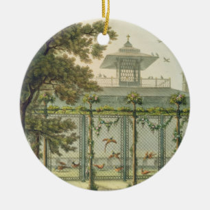 Das Pheasantry, graviert von Joseph Constantine Keramik Ornament