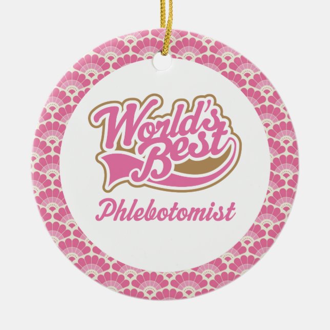 Das Phlebotomist der Welt beste Keramikornament (Vorne)