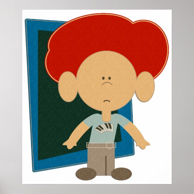 Das Piano-Player-Poster Poster (Vorne)