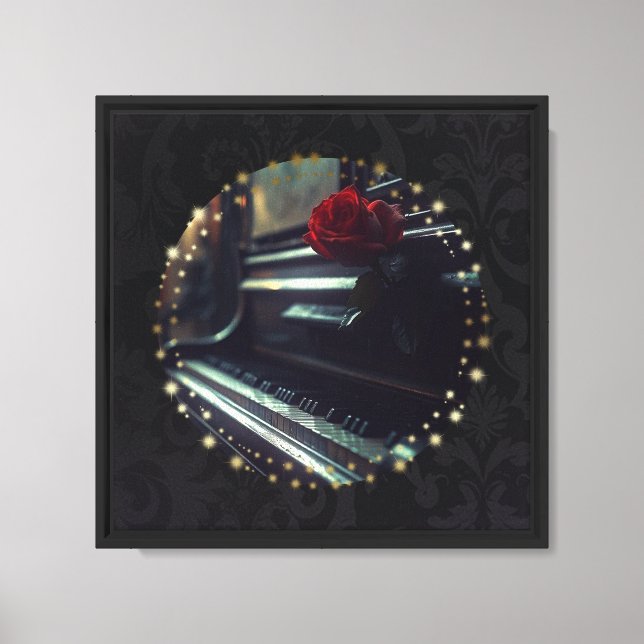 Das Piano - verhüllte Leinwand (Vorderseite)
