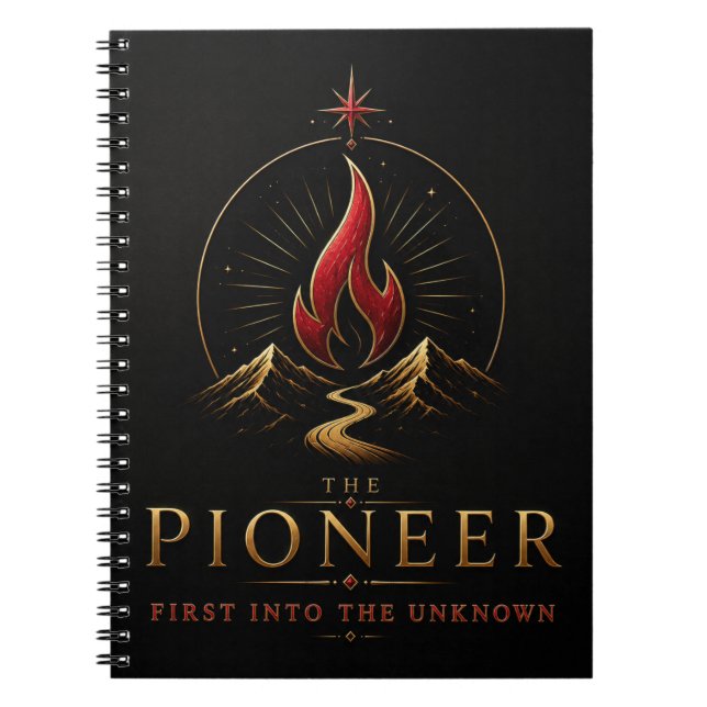 Das Pionier-Archetyp Selbstentdeckungs-Notizbuch Notizblock (Vorderseite)