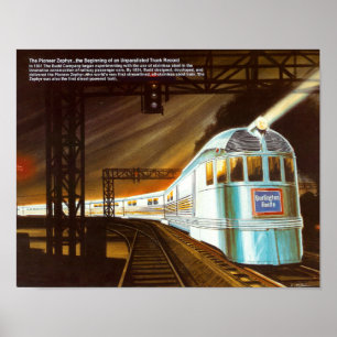 Das Pionierzephyr-Plakat 1934 Poster