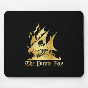 Das Piraten-Bucht-Goldlogo Mousepad