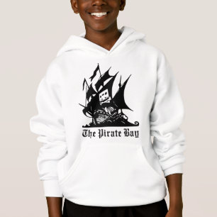 das Piratenbucht-Piratenschiffslogo Hoodie