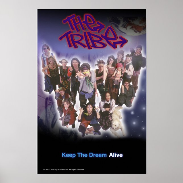 Das Plakat der Serie 1 für die Tribe (Vorne)