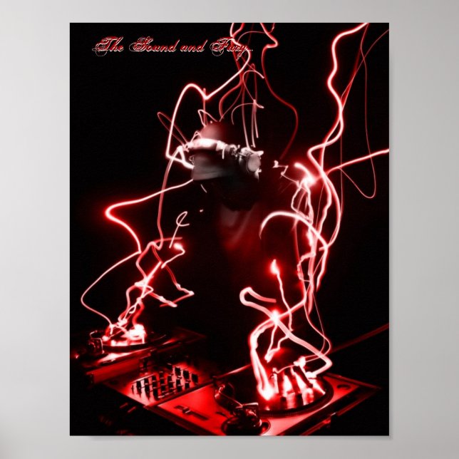 Das Plakat "Sound and Fury" (Vorne)