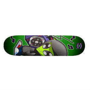 Das Planet Cazmo alien! Skateboard