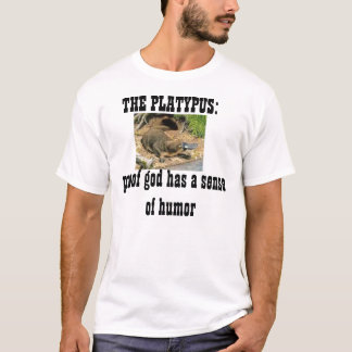 das platypus: Beweisgott hat eine Richtung des T-Shirt