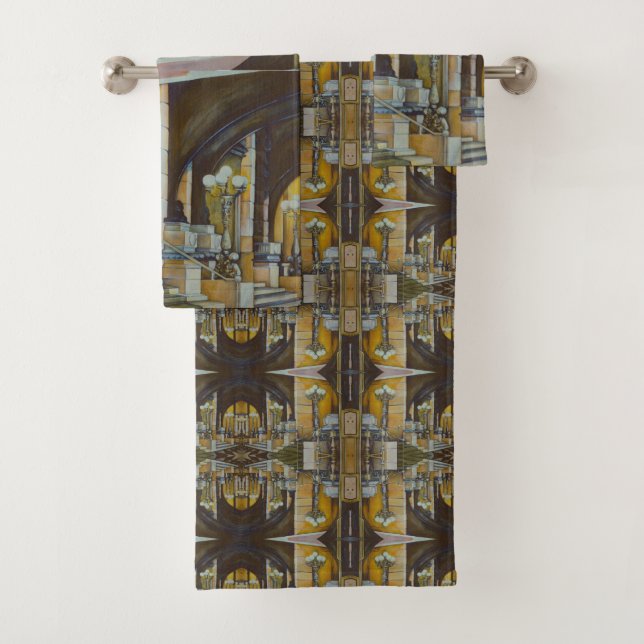 Das Plaza Hotel, New York City Badhandtuch Set (Insitu)