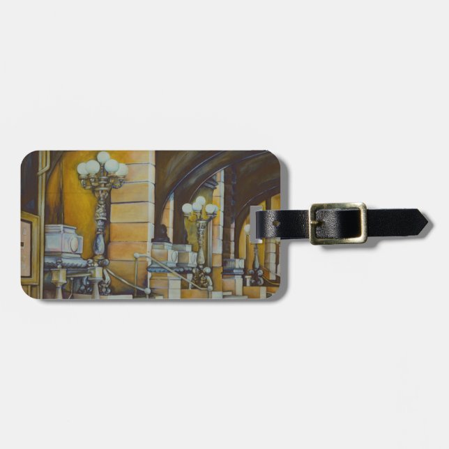 Das Plaza Hotel, New York City Gepäckanhänger (Vorderseite horizontal)