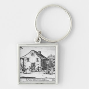 Das Plündern eines Gasthauses Schlüsselanhänger