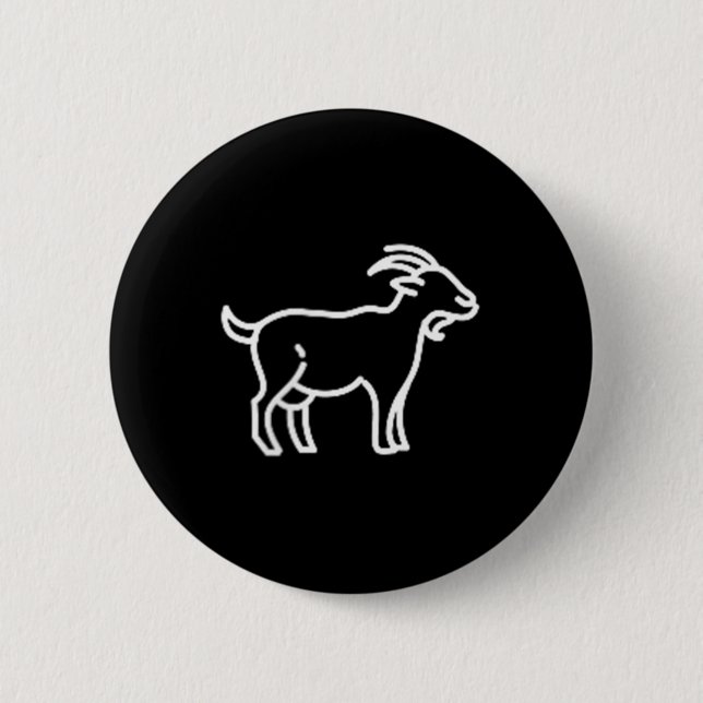 Das Pocket Patch Abzeichen Bekleidung Co. Ziege Ti Button (Vorderseite)