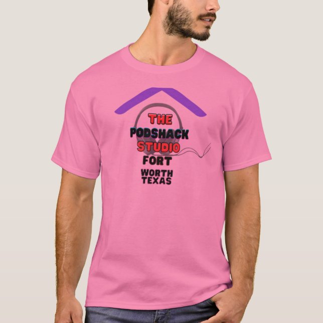 Das PodShack Studio-T-Shirt T-Shirt (Vorderseite)