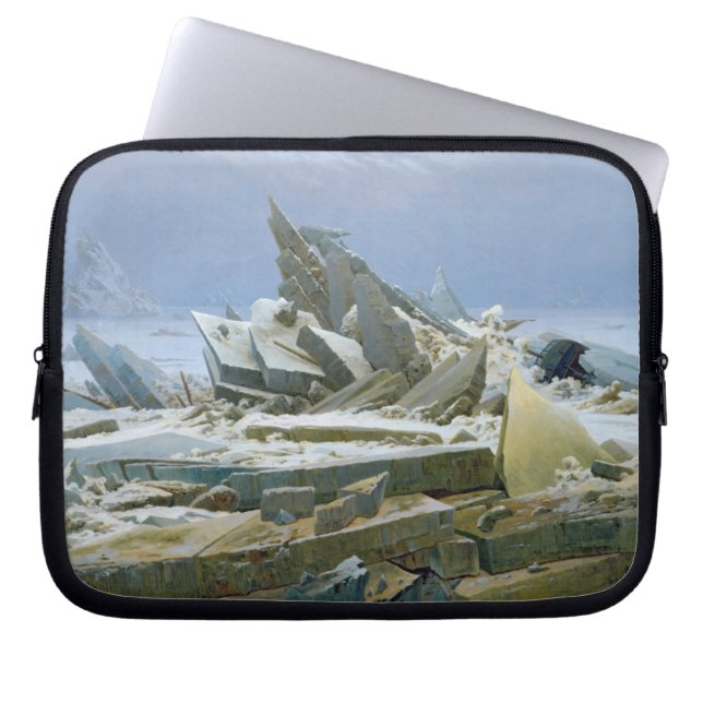 Das polare Meer, 1824 Laptopschutzhülle (Vorderseite)