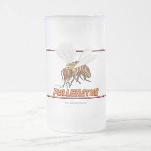 Das Pollenator… Mattglas Bierglas