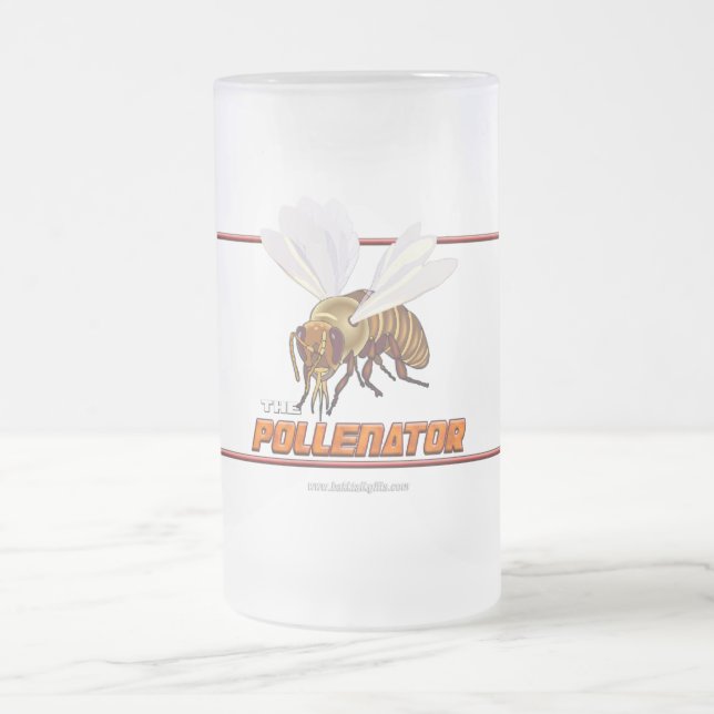 Das Pollenator… Mattglas Bierglas (Mittel)