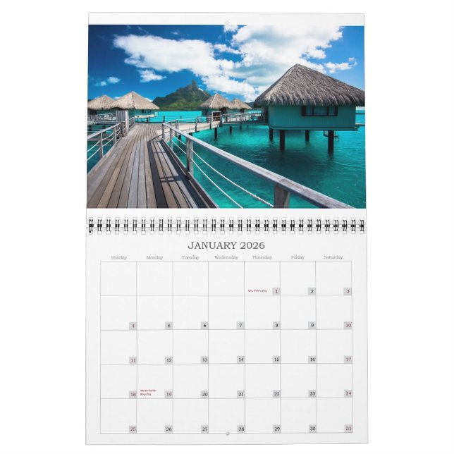 Das Polynesien 2014 Kalender (Jan 2026)
