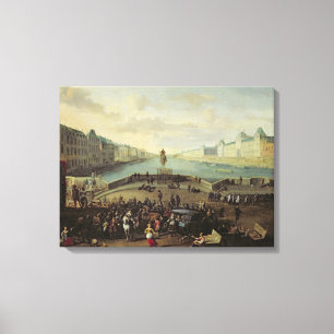 Das Pont Neuf, Paris, 1665-69 Leinwanddruck