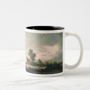 Das Pool mit einem stürmischen Himmel, c.1865-7 Zweifarbige Tasse