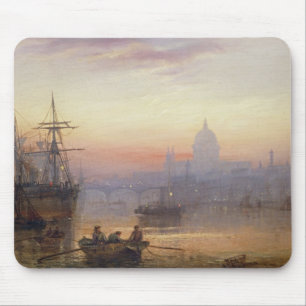 Das Pool von London an Sonnenuntergang, 1876 Mousepad